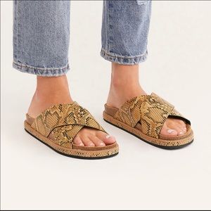 FREE PEOPLE Sidelines Footbed Sandals